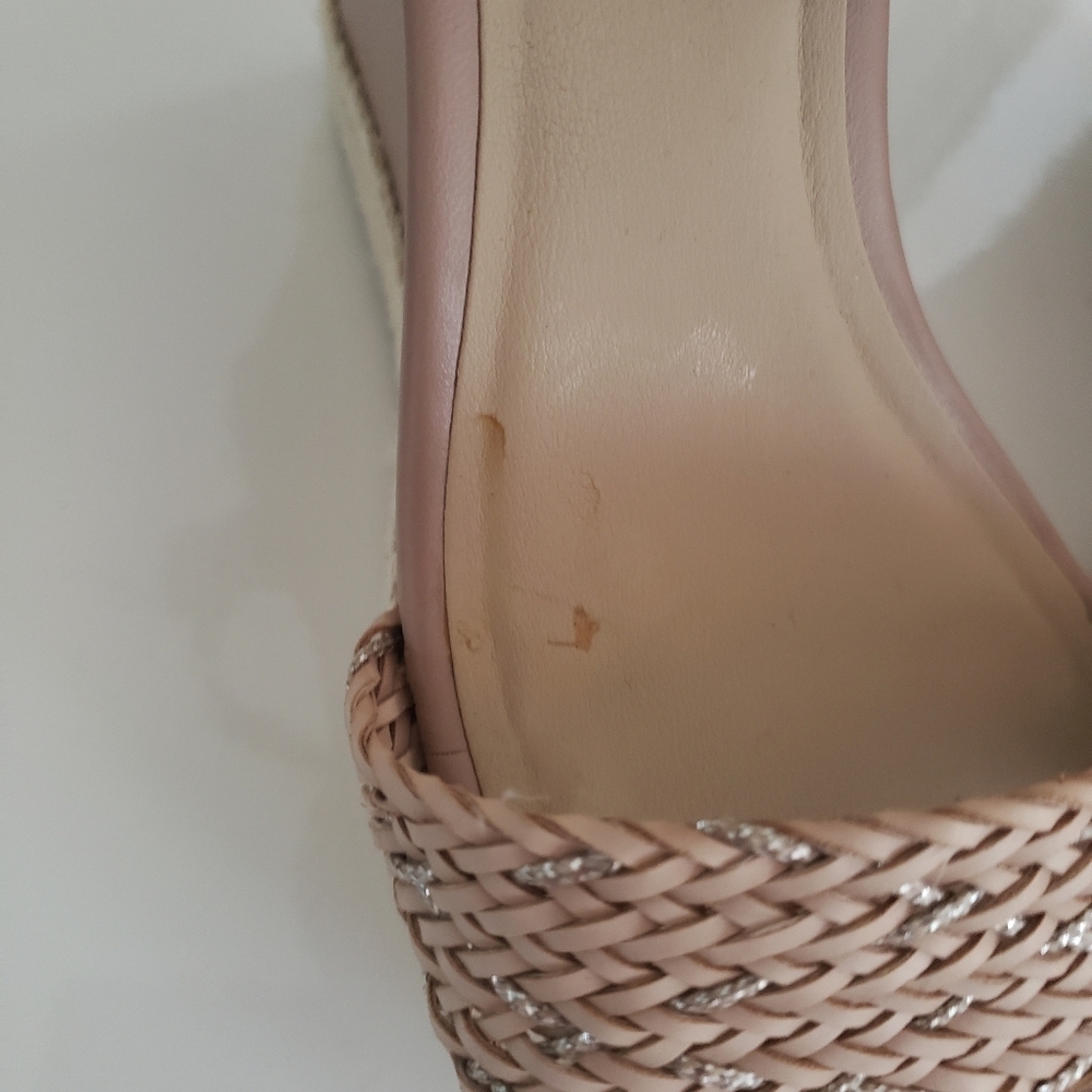 🌟Boho Chic Espandrille Braided Strap Open Toe Wedges🌟 - Picture 6 of 9